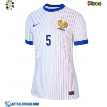 Fotballdrakt Dame Frankrike Jules Kounde #5 Bortedrakt EM 2024 Kortermet